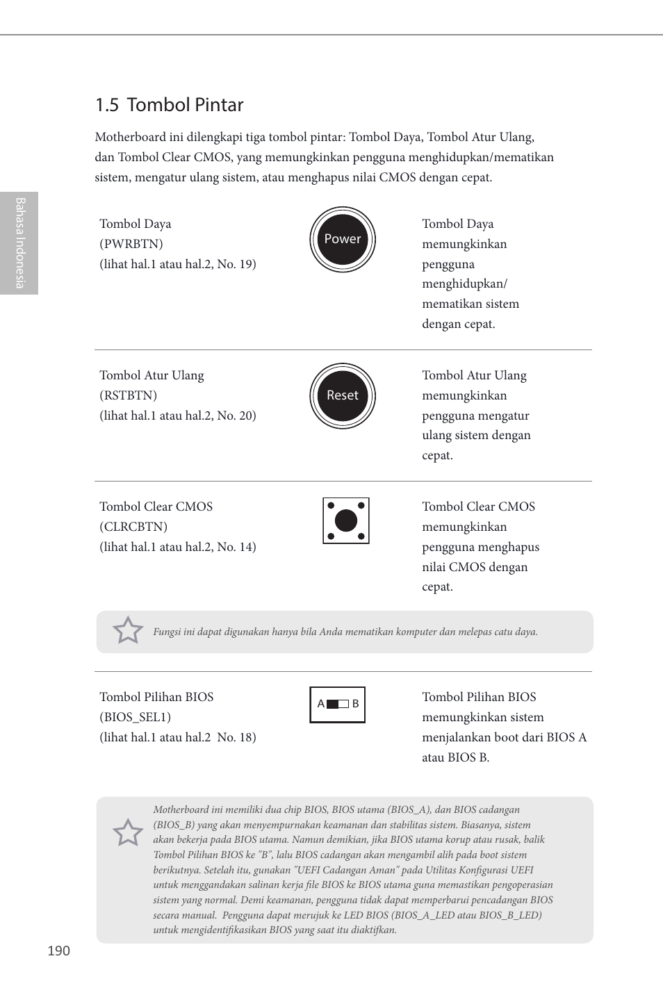 5 tombol pintar | ASRock Z87 Extreme6 User Manual | Page 192 / 196