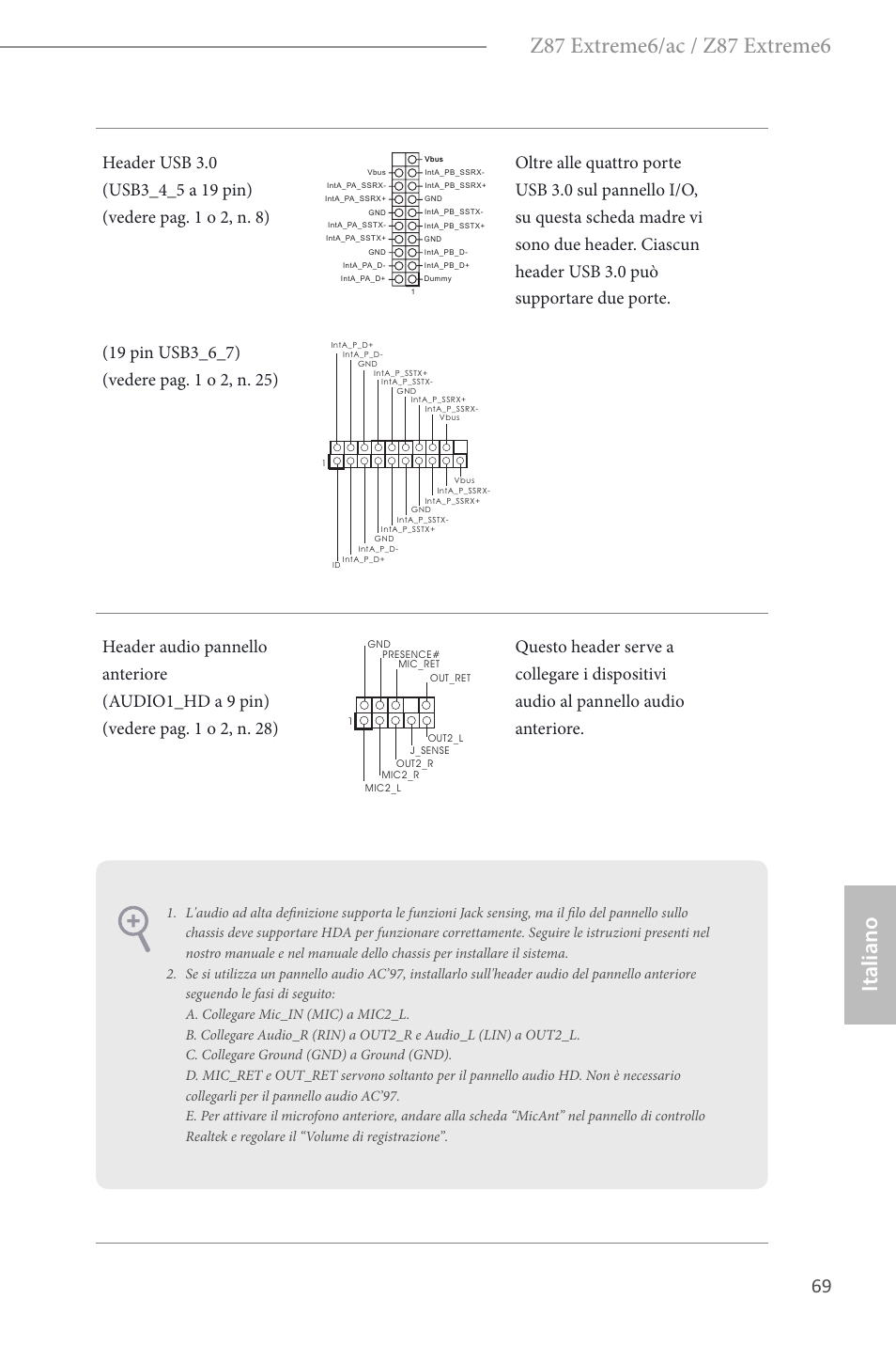 Italiano | ASRock Z87 Extreme6 User Manual | Page 71 / 196