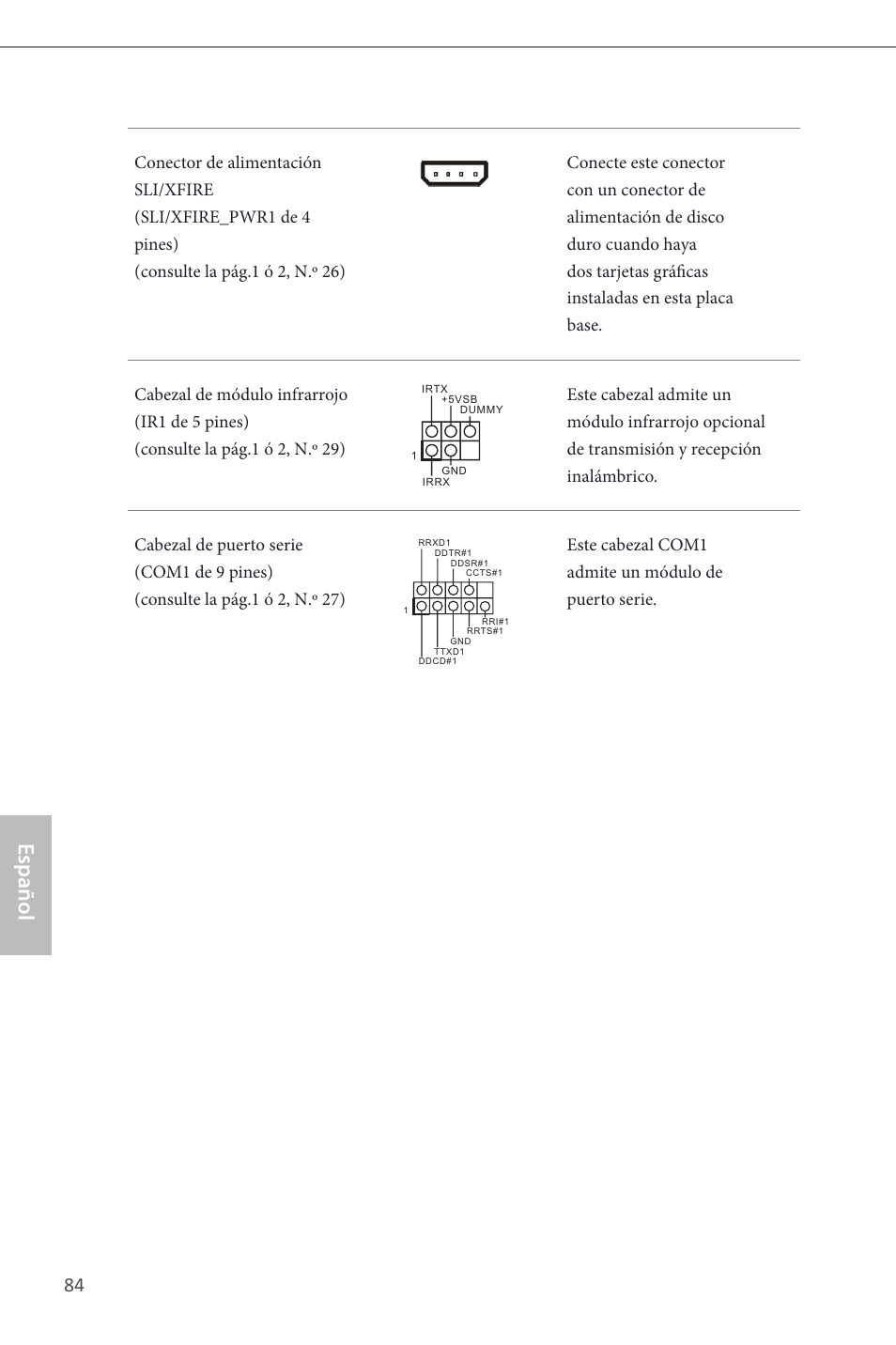 Español | ASRock Z87 Extreme6 User Manual | Page 86 / 196