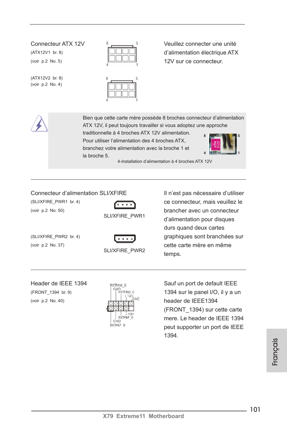 Français | ASRock X79 Extreme11 User Manual | Page 101 / 270