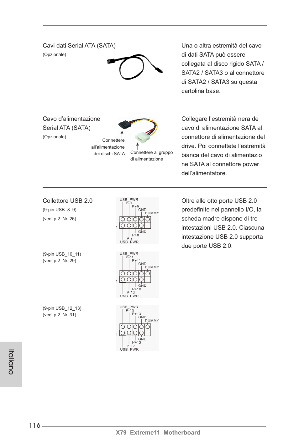 Italiano | ASRock X79 Extreme11 User Manual | Page 116 / 270