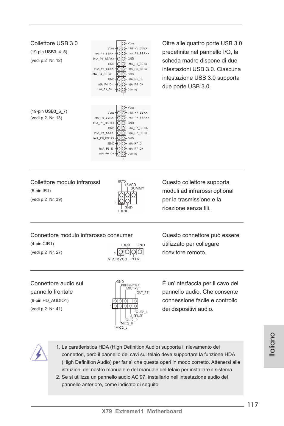 Italiano | ASRock X79 Extreme11 User Manual | Page 117 / 270