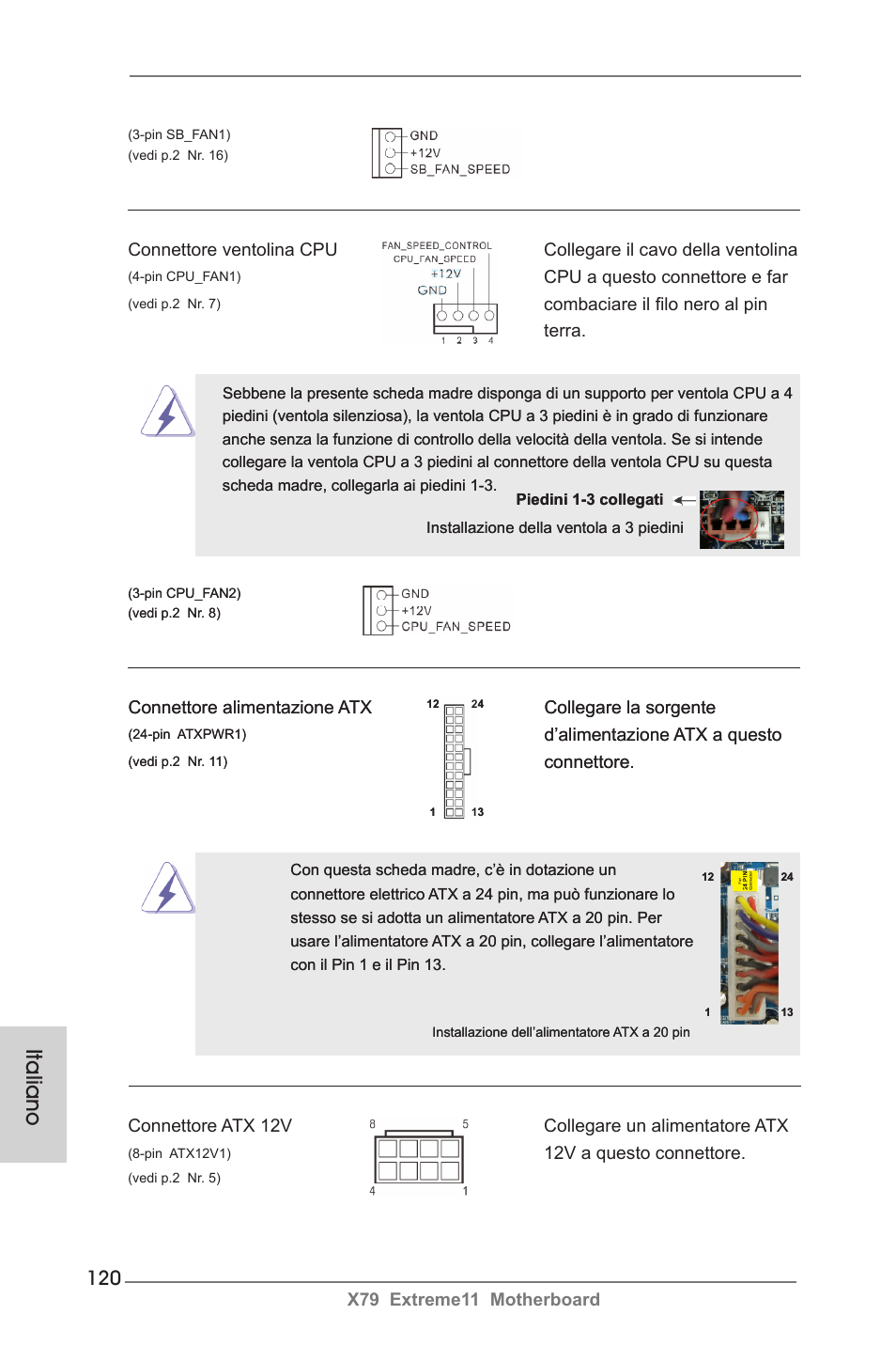 Italiano | ASRock X79 Extreme11 User Manual | Page 120 / 270