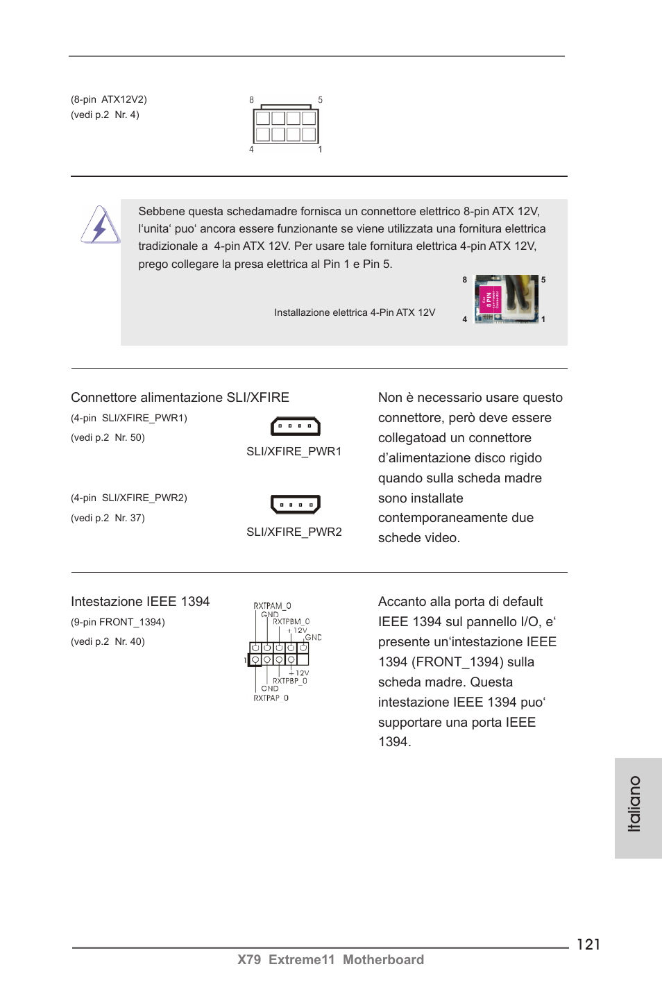 Italiano | ASRock X79 Extreme11 User Manual | Page 121 / 270