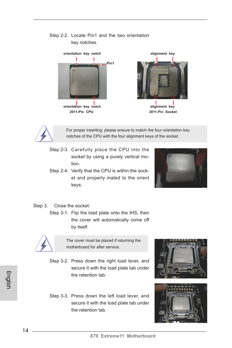 English | ASRock X79 Extreme11 User Manual | Page 14 / 270