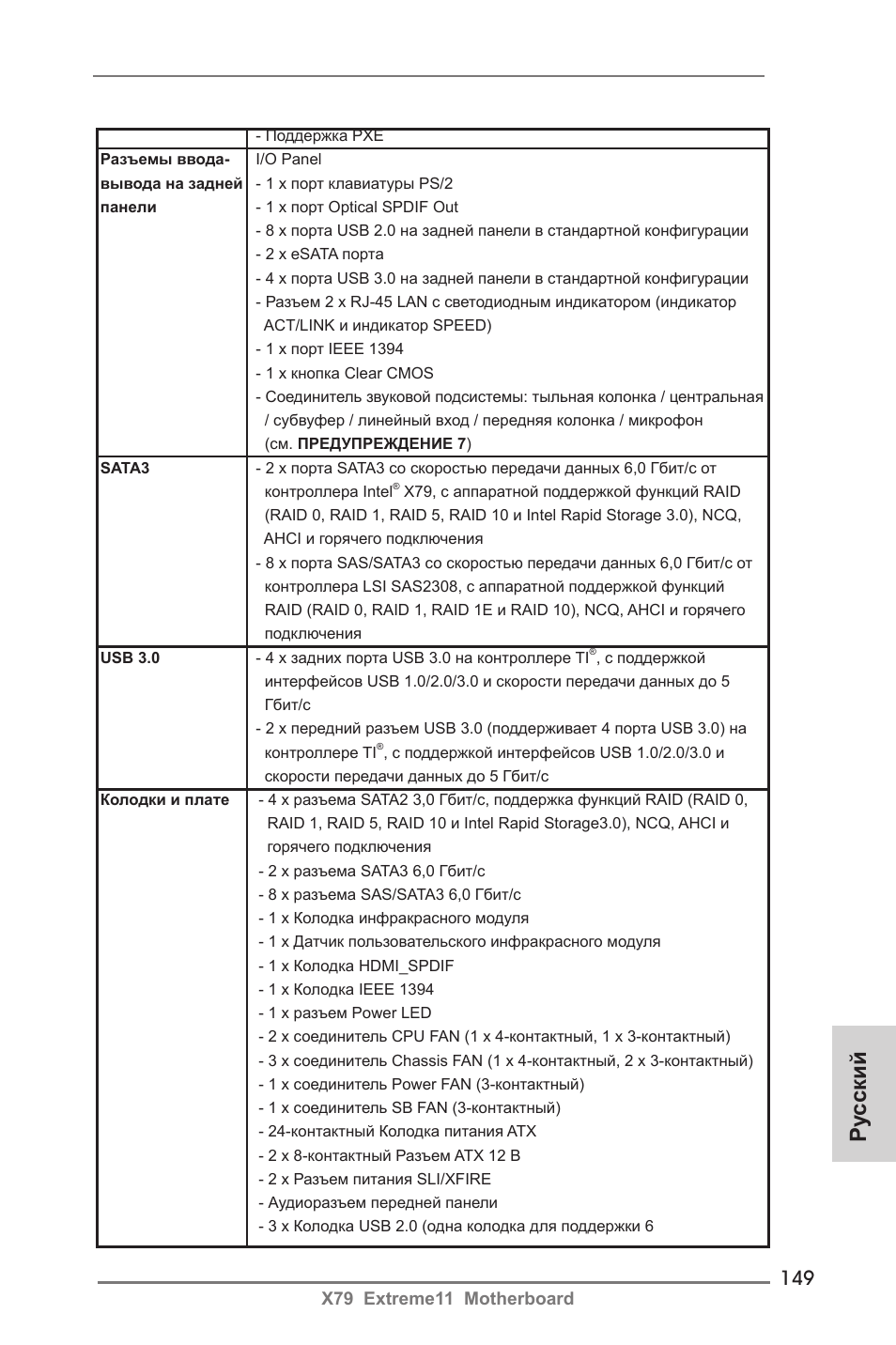 Ру сский | ASRock X79 Extreme11 User Manual | Page 149 / 270