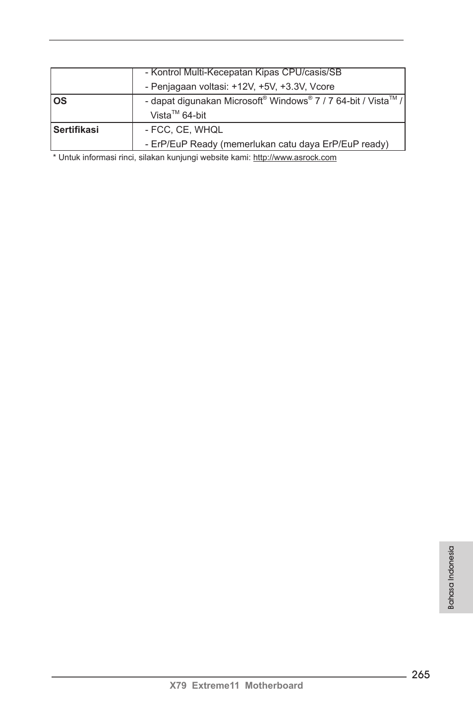 ASRock X79 Extreme11 User Manual | Page 265 / 270