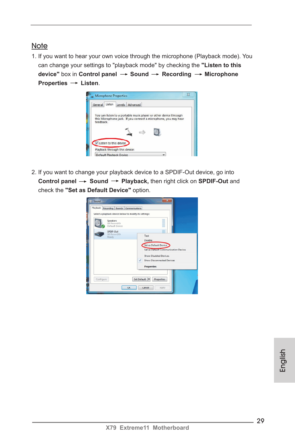 English | ASRock X79 Extreme11 User Manual | Page 29 / 270