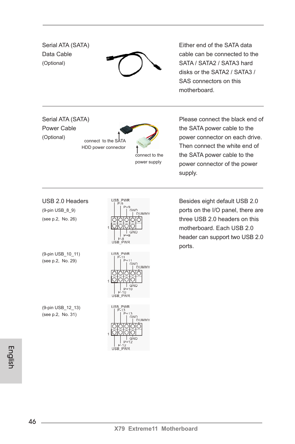 English | ASRock X79 Extreme11 User Manual | Page 46 / 270