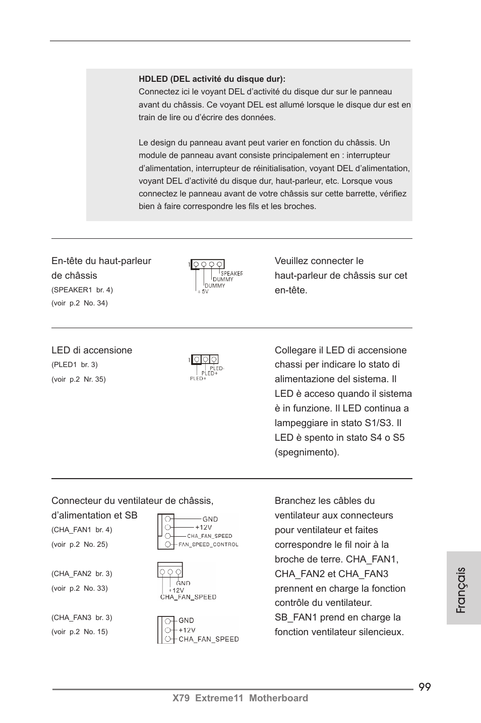 Français | ASRock X79 Extreme11 User Manual | Page 99 / 270