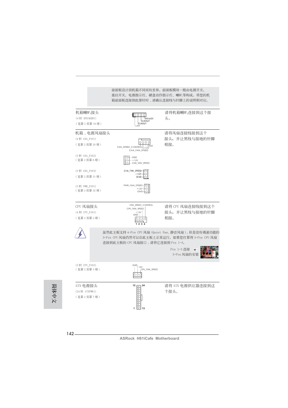 簡體中文 | ASRock H61iCafe User Manual | Page 142 / 158
