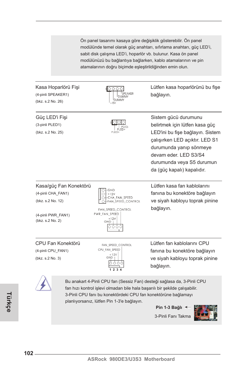 Türkçe | ASRock 980DE3__U3S3 User Manual | Page 102 / 151