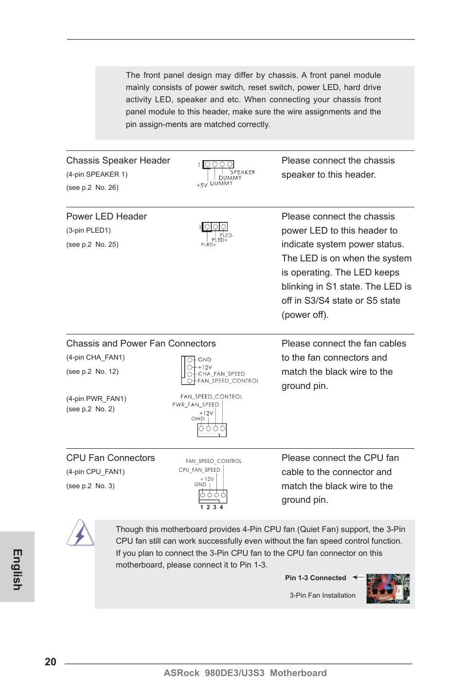English | ASRock 980DE3__U3S3 User Manual | Page 20 / 151