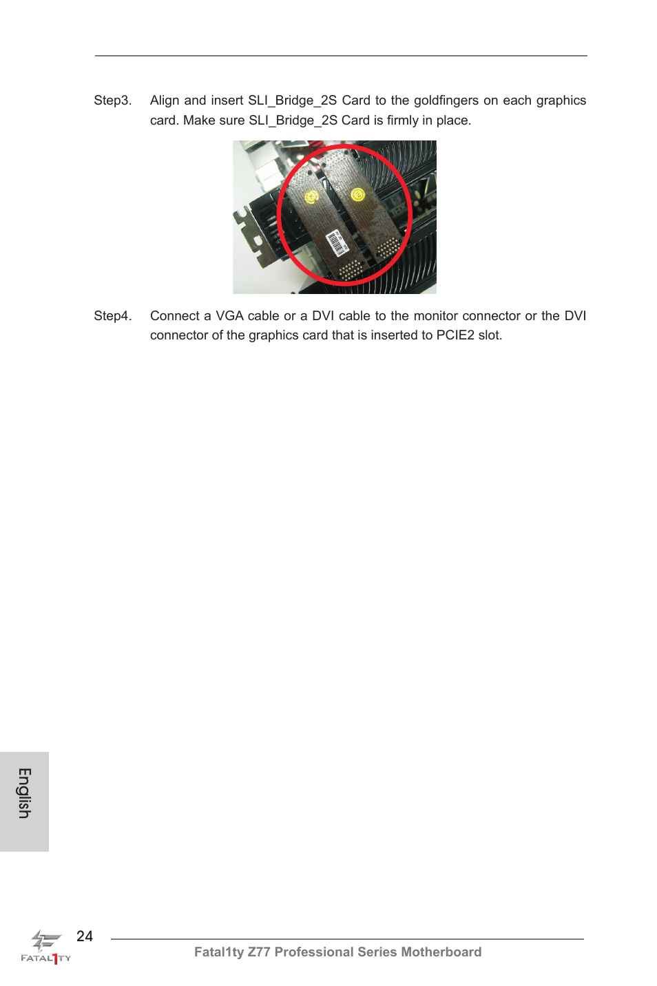 English | ASRock Fatal1ty Z77 Professional User Manual | Page 24 / 243