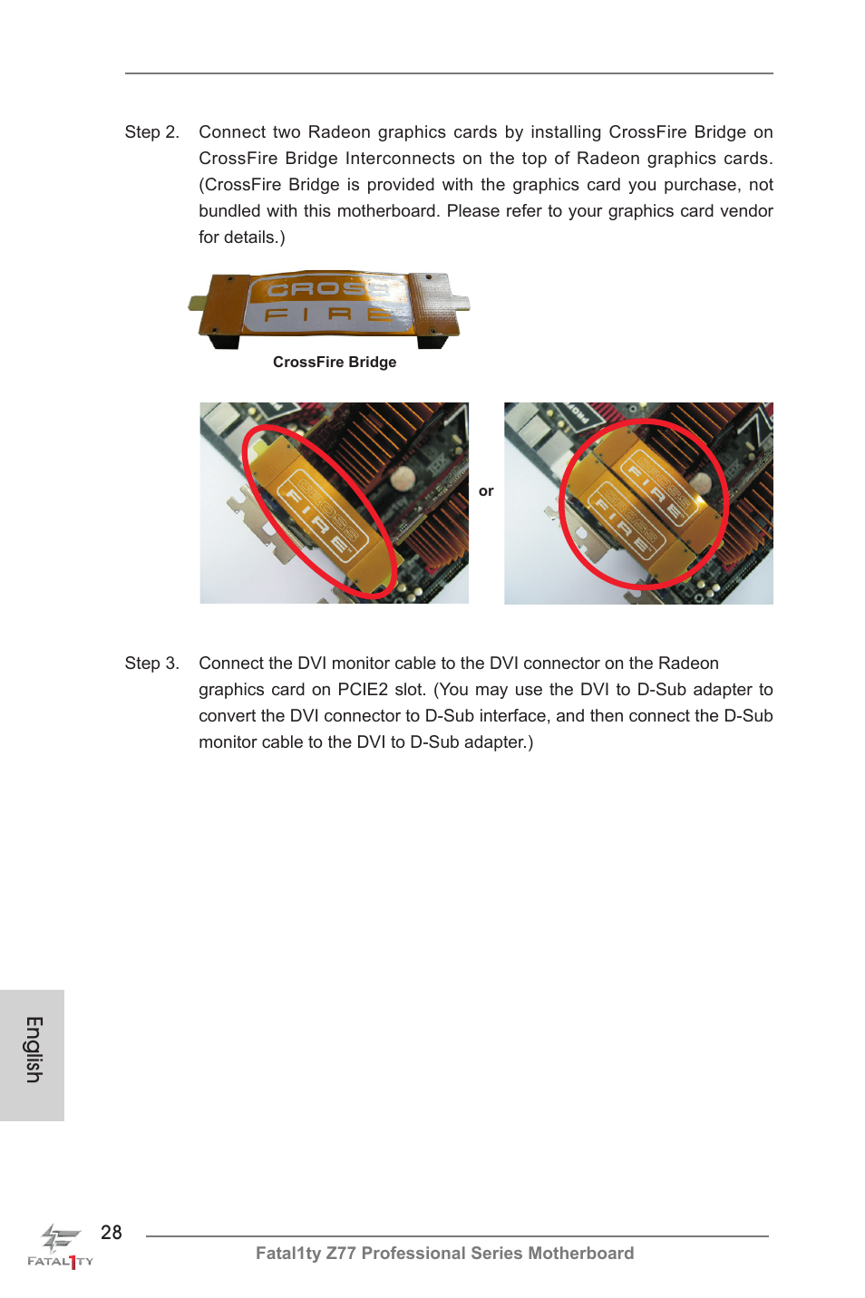English | ASRock Fatal1ty Z77 Professional User Manual | Page 28 / 243