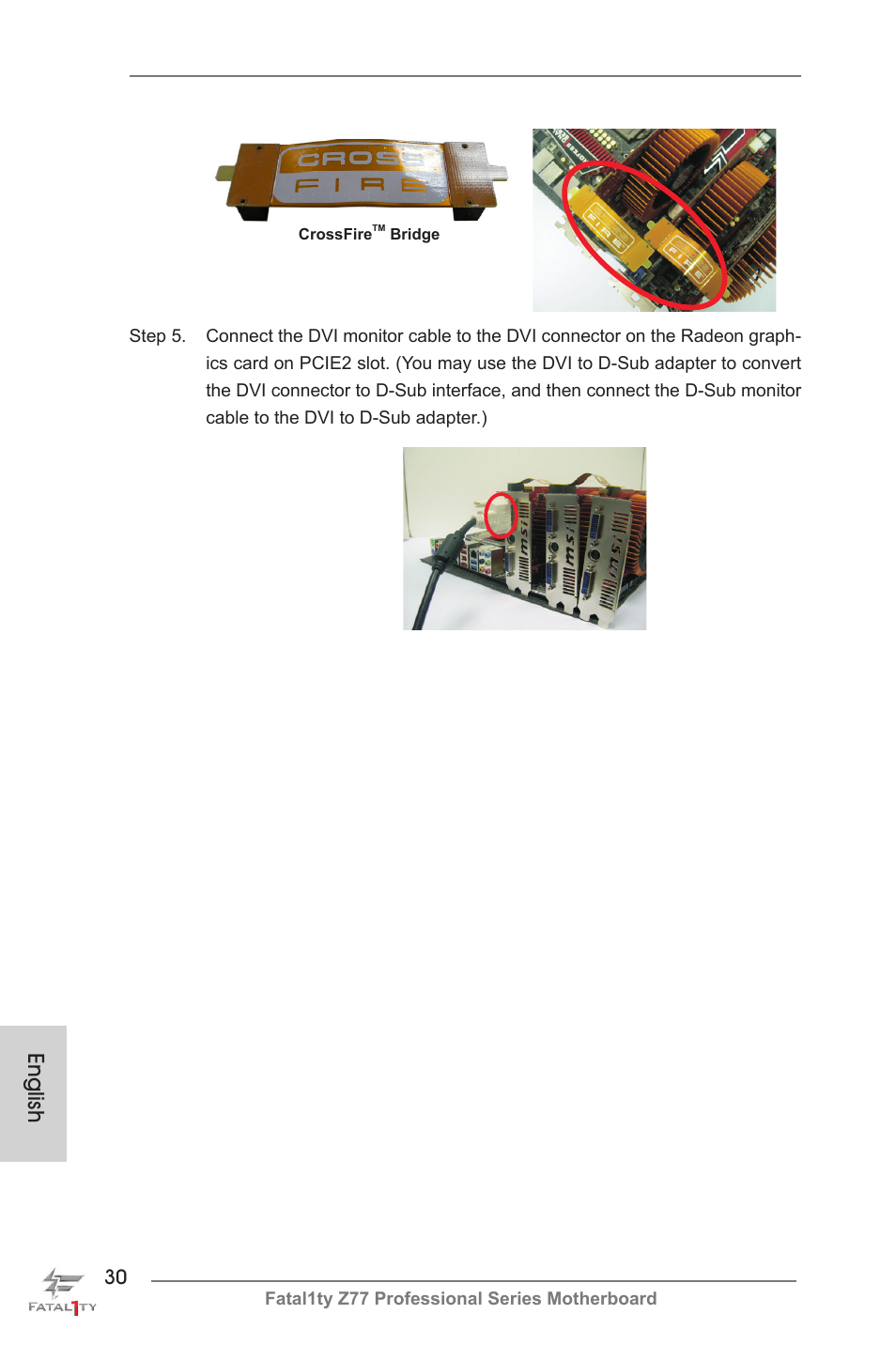 English | ASRock Fatal1ty Z77 Professional User Manual | Page 30 / 243
