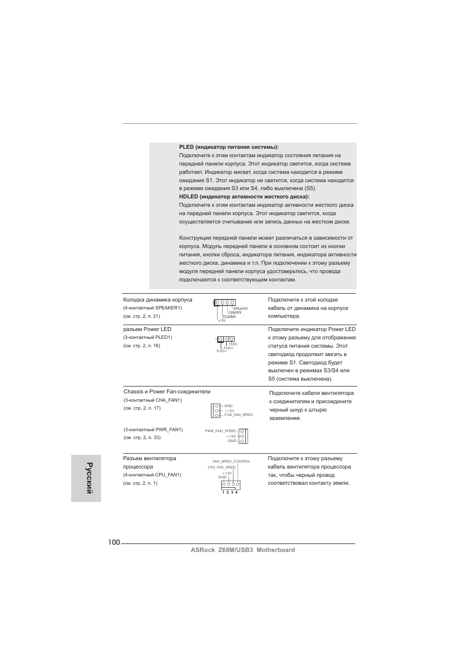 Ру сский | ASRock Z68M__USB3 User Manual | Page 100 / 177