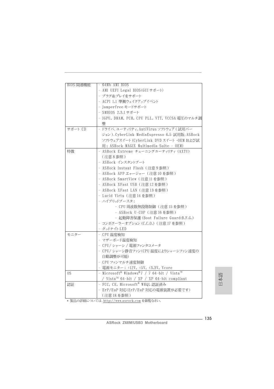 ASRock Z68M__USB3 User Manual | Page 135 / 177