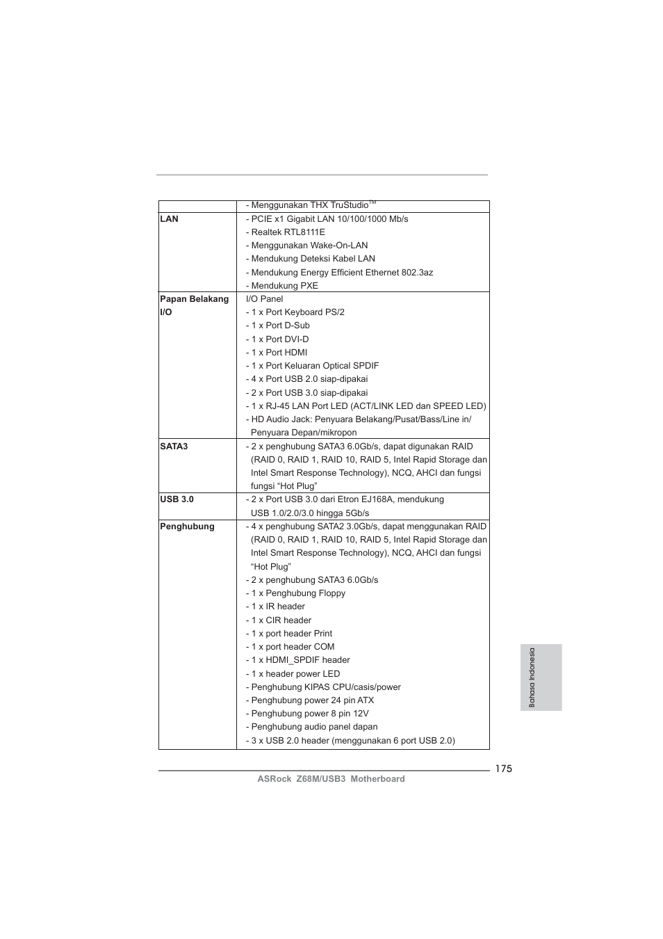 ASRock Z68M__USB3 User Manual | Page 175 / 177