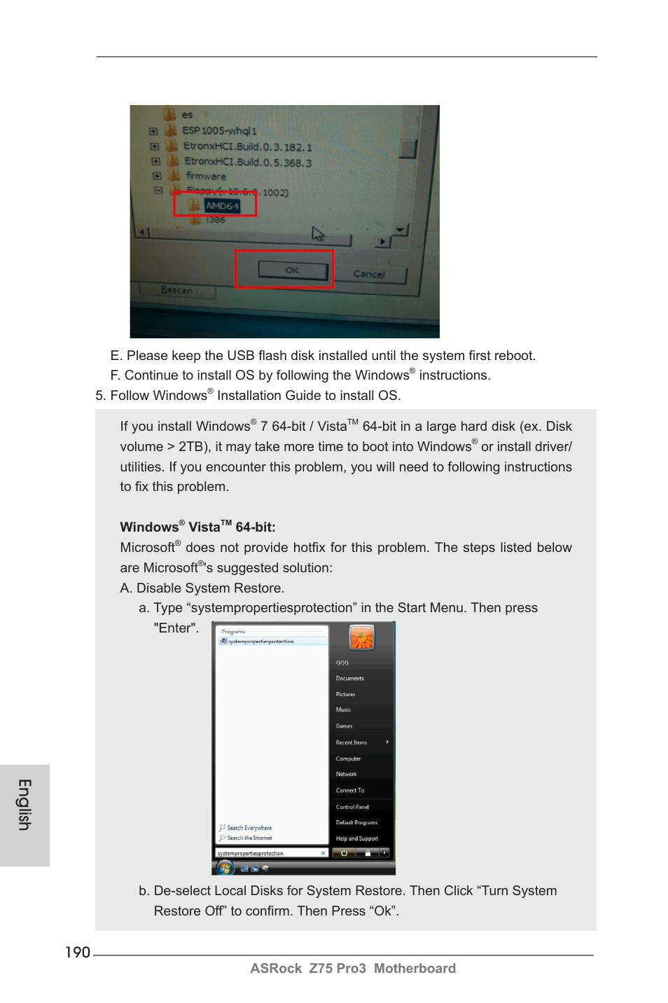 English | ASRock Z75 Pro3 User Manual | Page 190 / 192