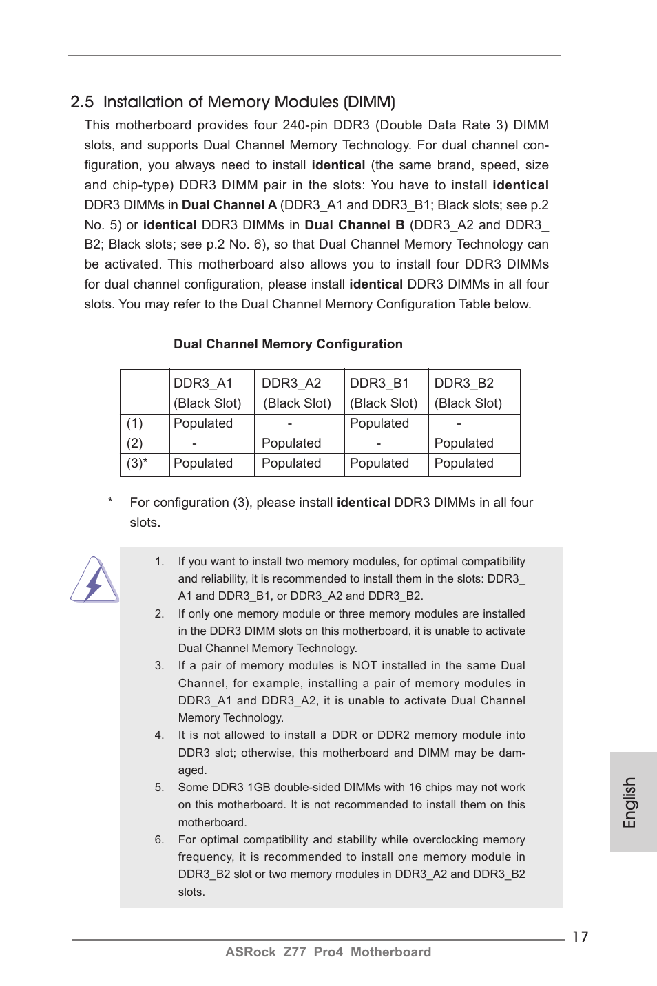 ASRock Z77 Pro4 User Manual | Page 17 / 209