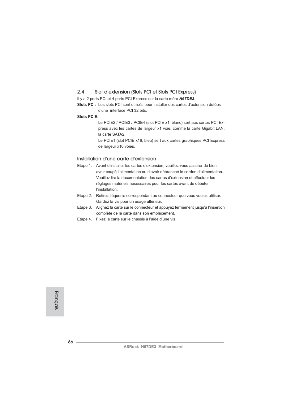 ASRock H67DE3 User Manual | Page 66 / 253