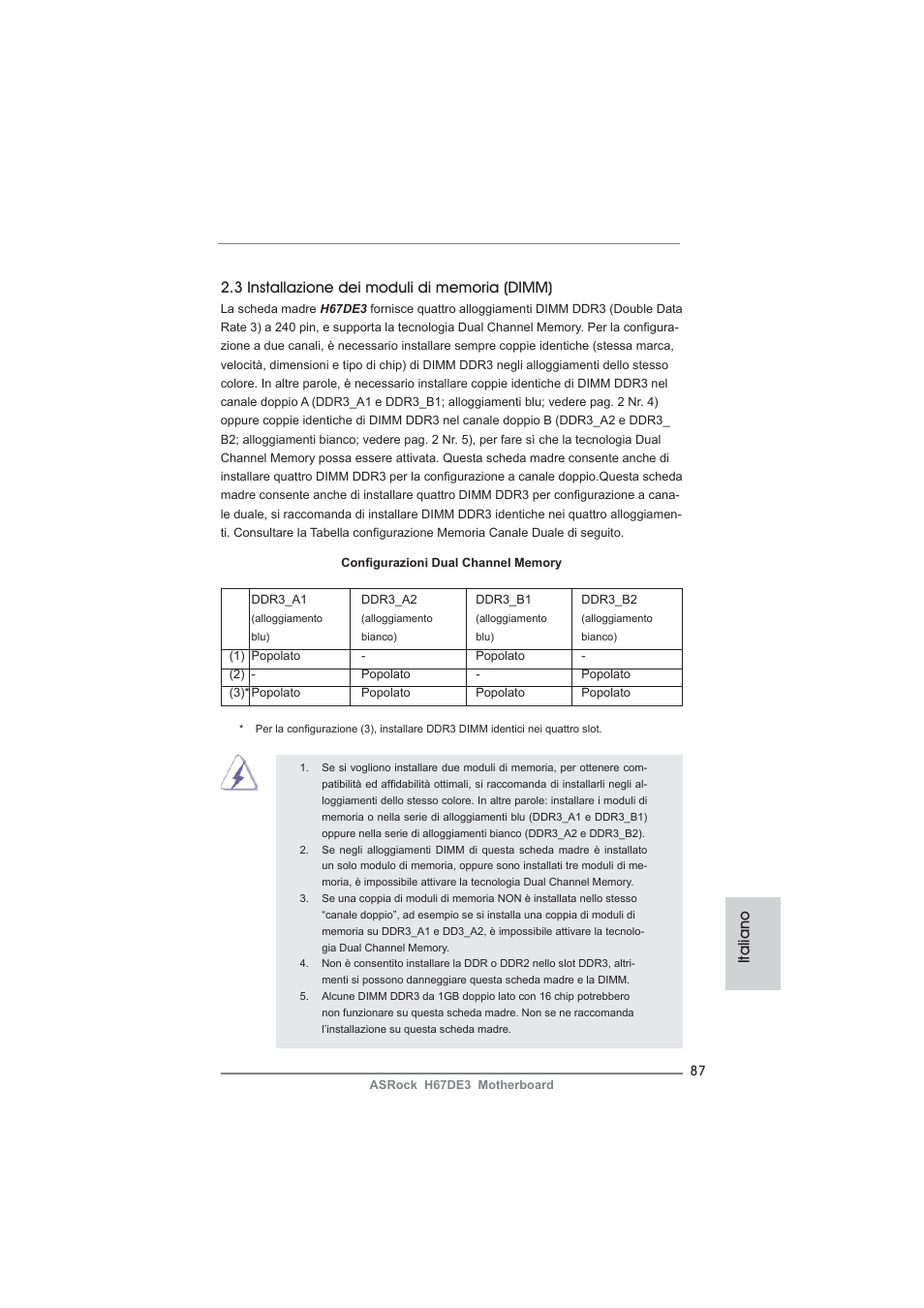 ASRock H67DE3 User Manual | Page 87 / 253