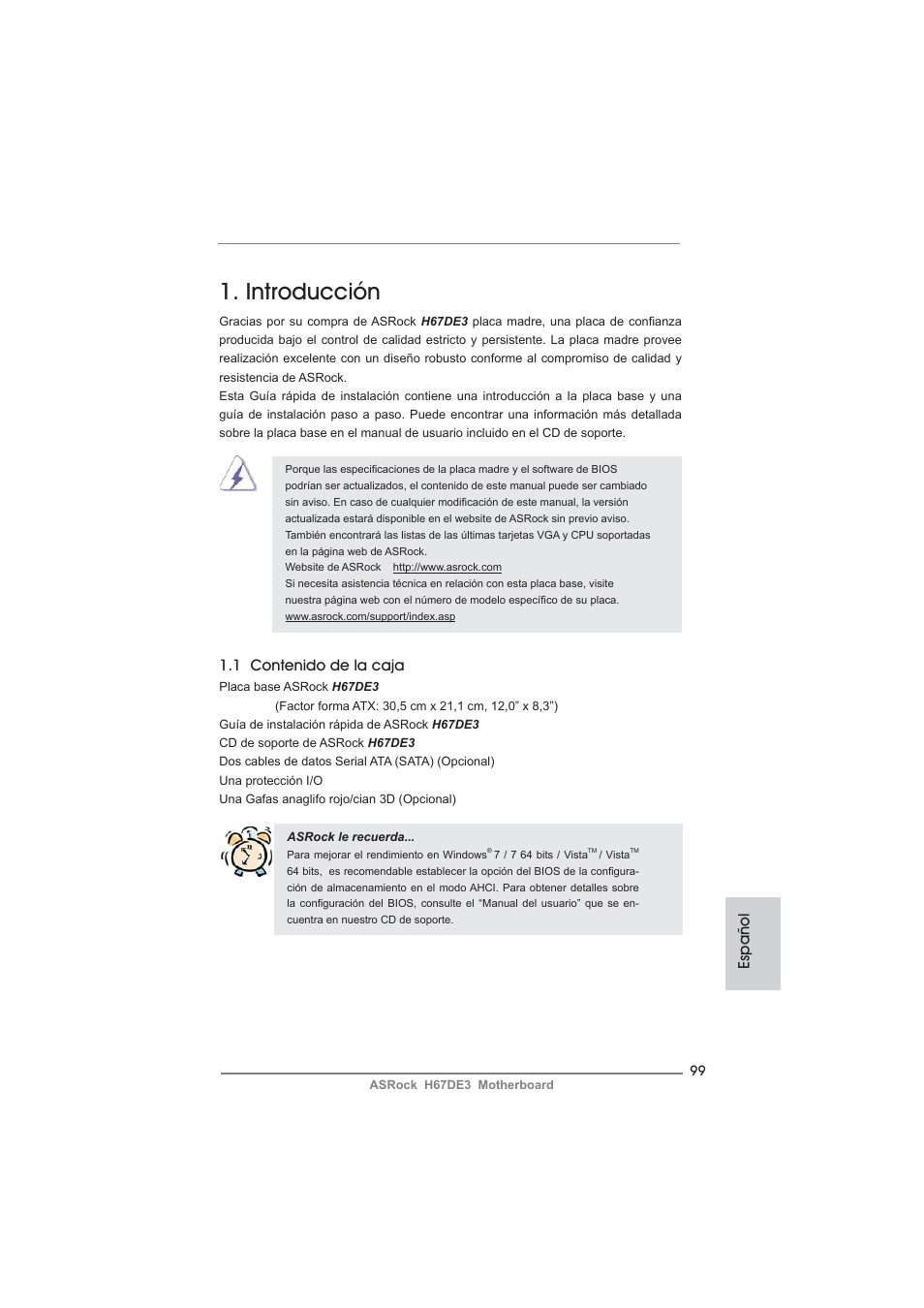 ASRock H67DE3 User Manual | Page 99 / 253