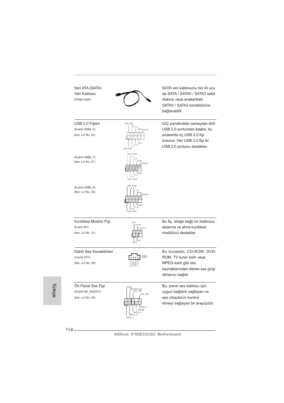 Türkçe | ASRock 970DE3__U3S3 User Manual | Page 114 / 179