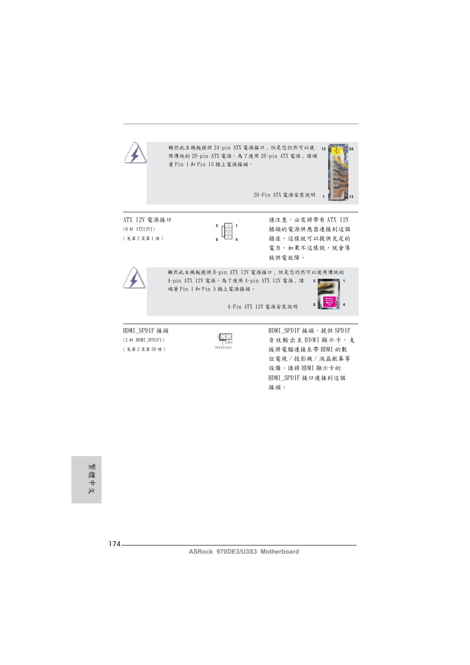 繁體中文 | ASRock 970DE3__U3S3 User Manual | Page 174 / 179