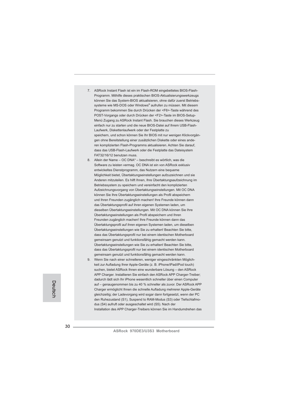 Deutsch | ASRock 970DE3__U3S3 User Manual | Page 30 / 179