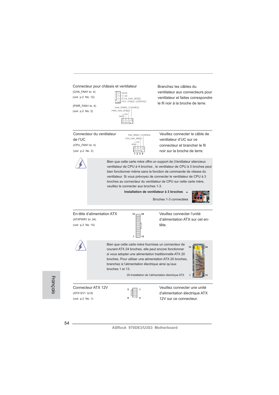 Français | ASRock 970DE3__U3S3 User Manual | Page 54 / 179