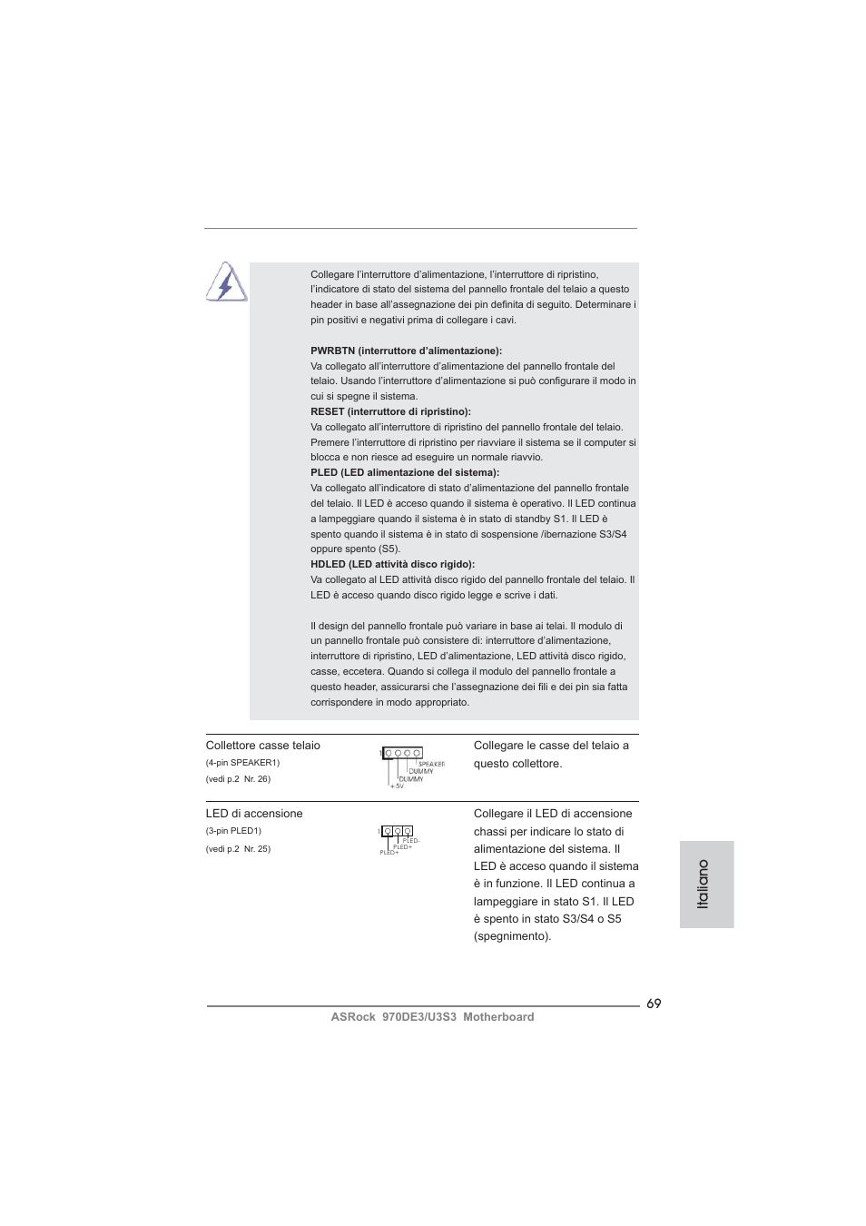 Italiano | ASRock 970DE3__U3S3 User Manual | Page 69 / 179
