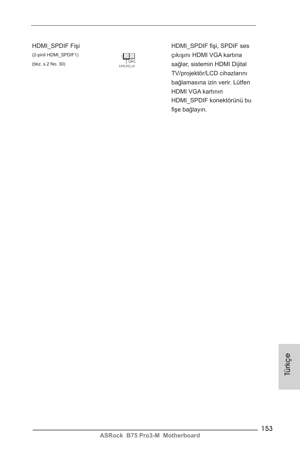 Türkçe | ASRock B75 Pro3-M User Manual | Page 153 / 221