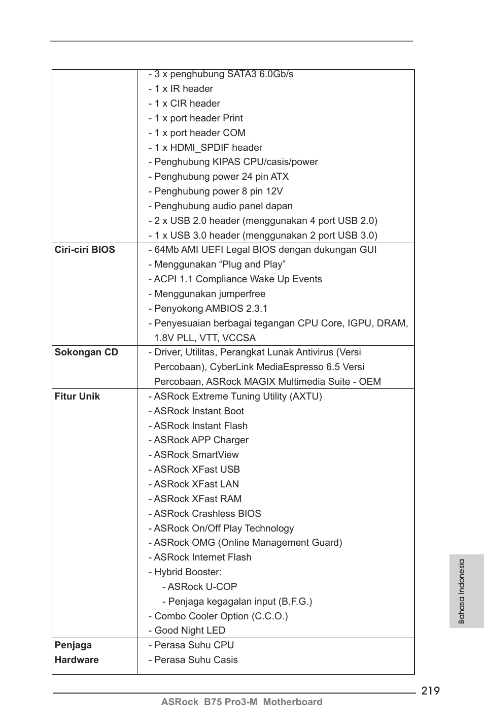 ASRock B75 Pro3-M User Manual | Page 219 / 221
