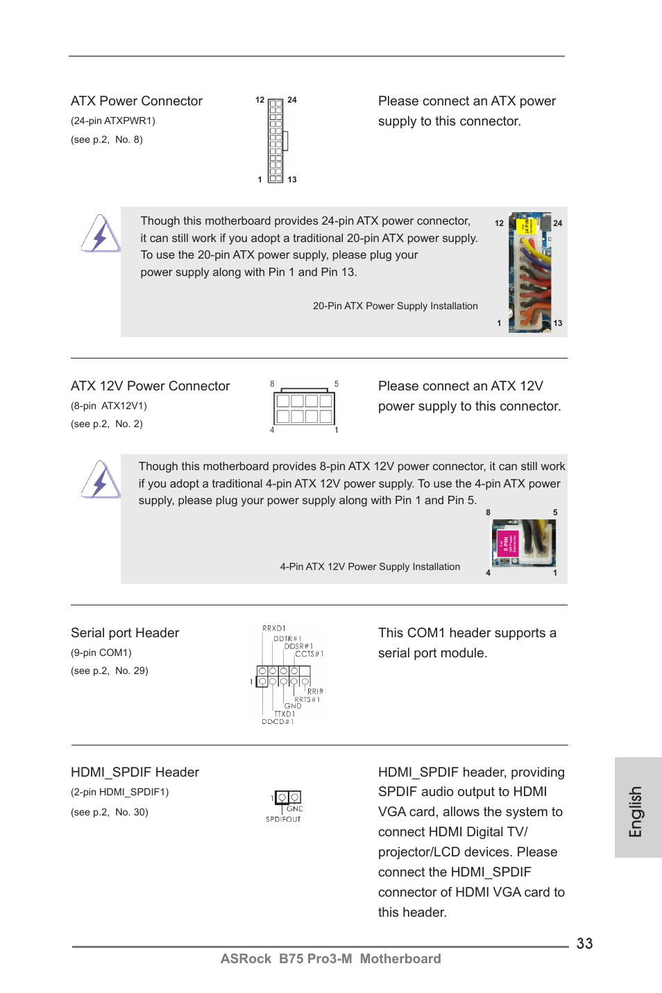 English | ASRock B75 Pro3-M User Manual | Page 33 / 221
