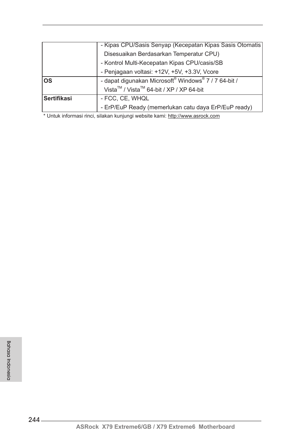 ASRock X79 Extreme6__GB User Manual | Page 244 / 249