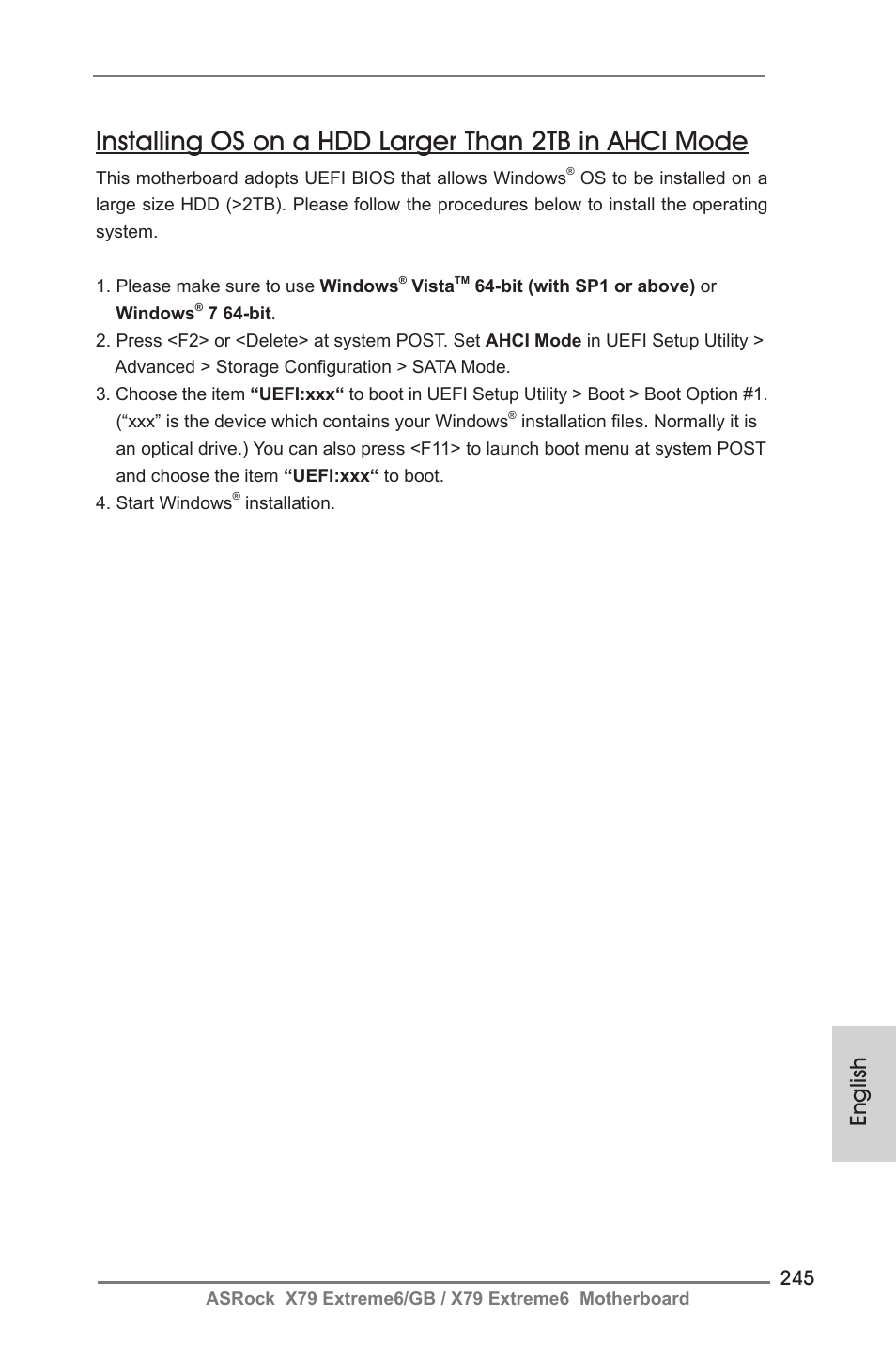 English | ASRock X79 Extreme6__GB User Manual | Page 245 / 249