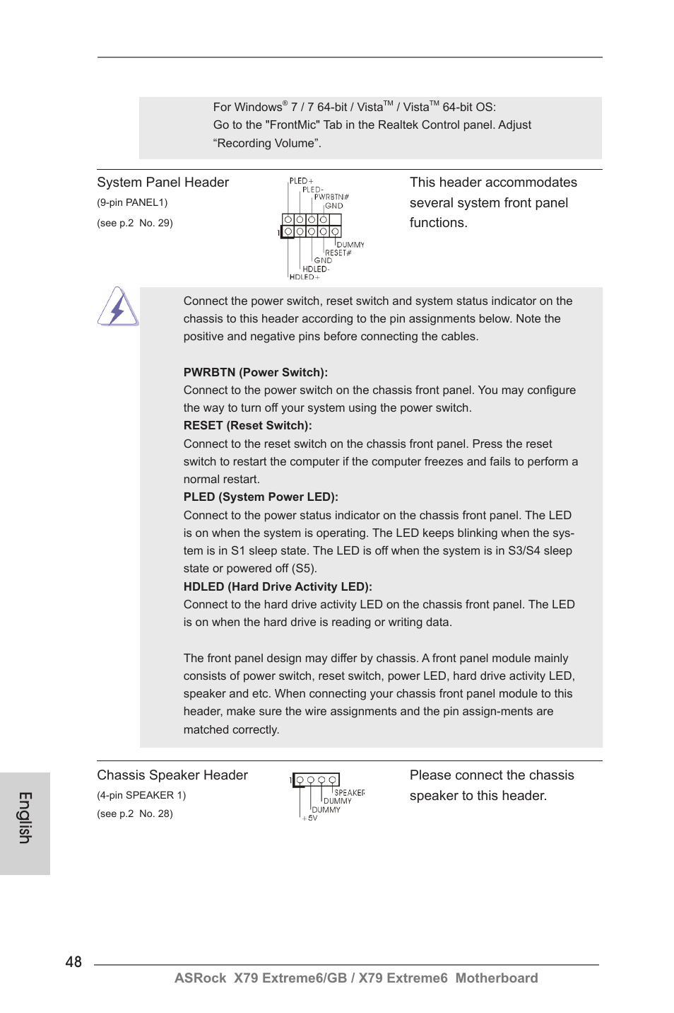 English | ASRock X79 Extreme6__GB User Manual | Page 48 / 249