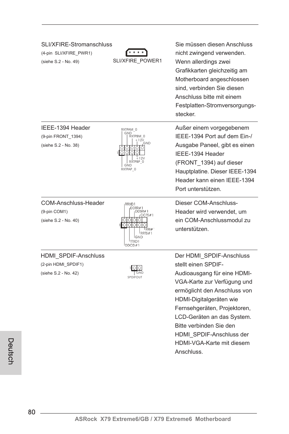 Deutsch | ASRock X79 Extreme6__GB User Manual | Page 80 / 249