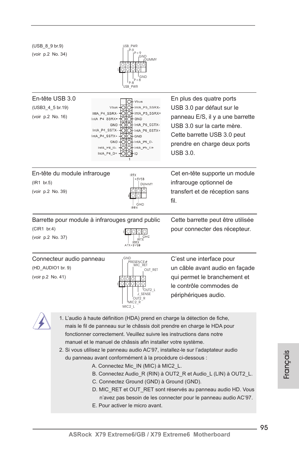 Français | ASRock X79 Extreme6__GB User Manual | Page 95 / 249