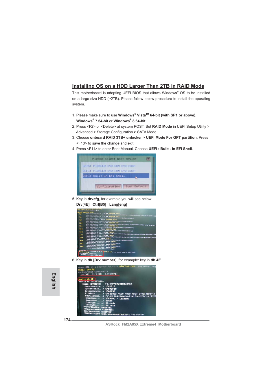 English | ASRock FM2A85X Extreme4 User Manual | Page 174 / 179