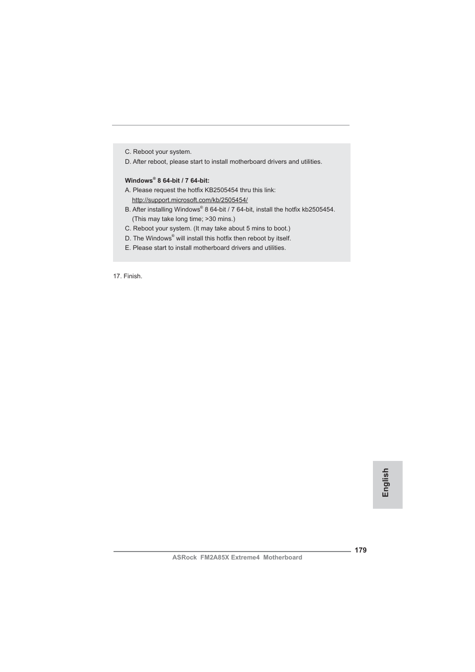 English | ASRock FM2A85X Extreme4 User Manual | Page 179 / 179