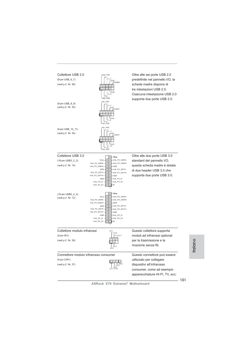 Italiano | ASRock X79 Extreme7 User Manual | Page 101 / 236