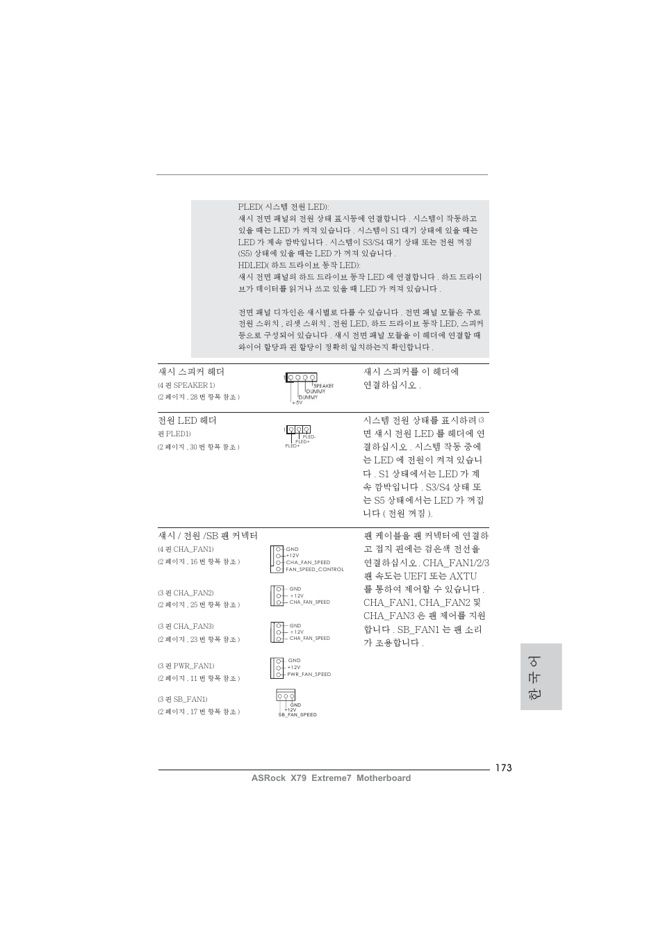 한 국 어 | ASRock X79 Extreme7 User Manual | Page 173 / 236