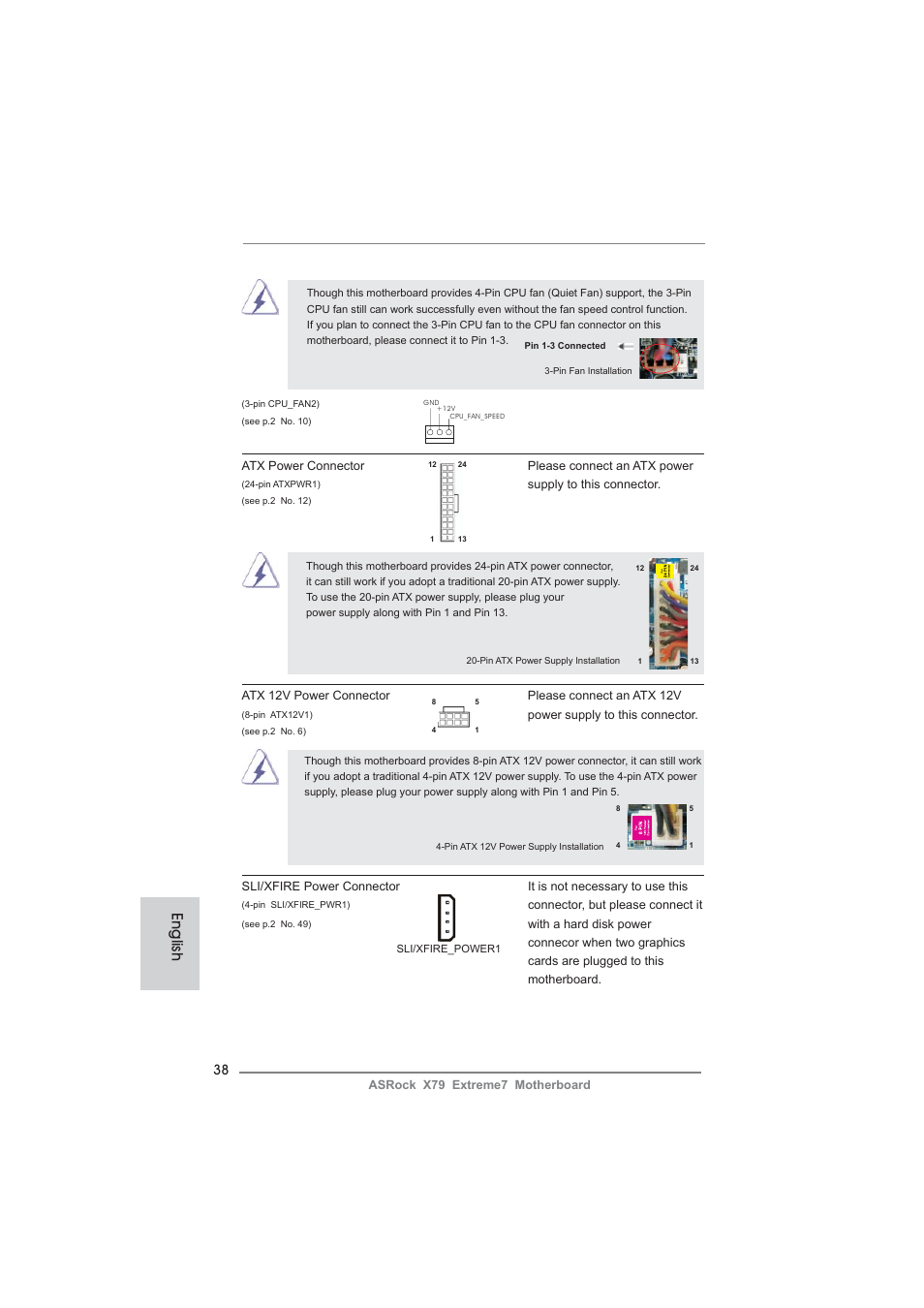 English | ASRock X79 Extreme7 User Manual | Page 38 / 236