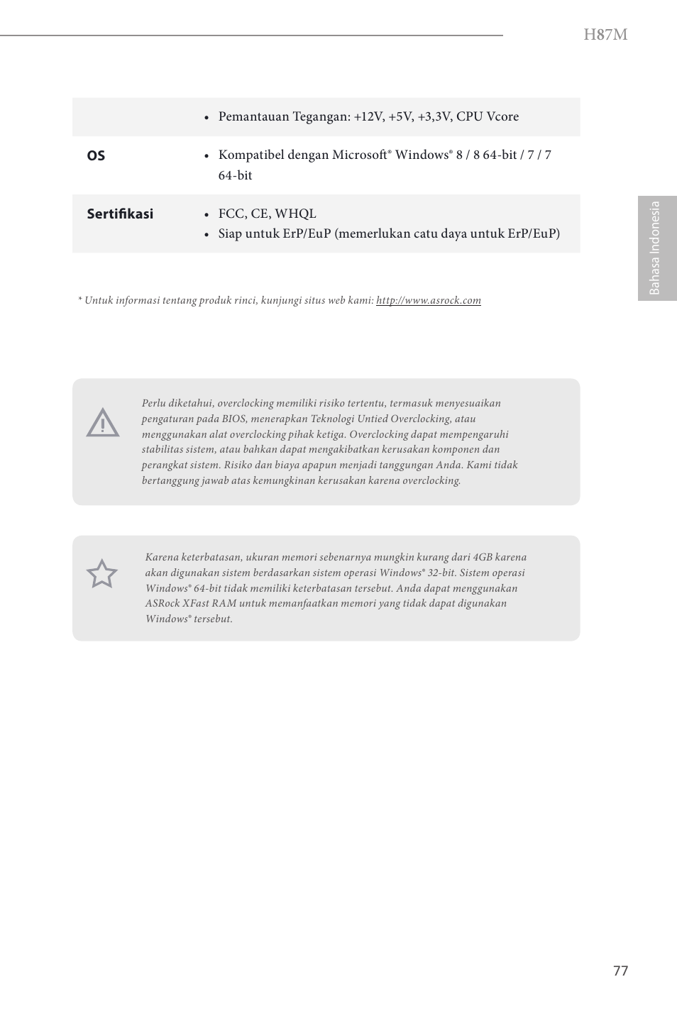 H 8 7m | ASRock H87M User Manual | Page 156 / 163