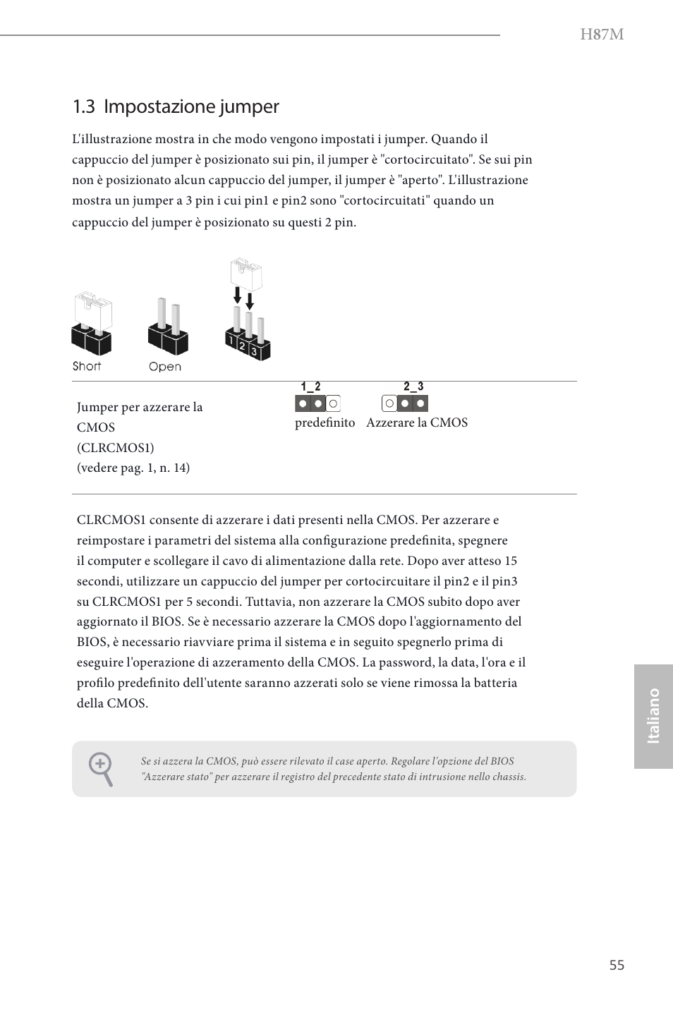 3 impostazione jumper | ASRock H87M User Manual | Page 57 / 163