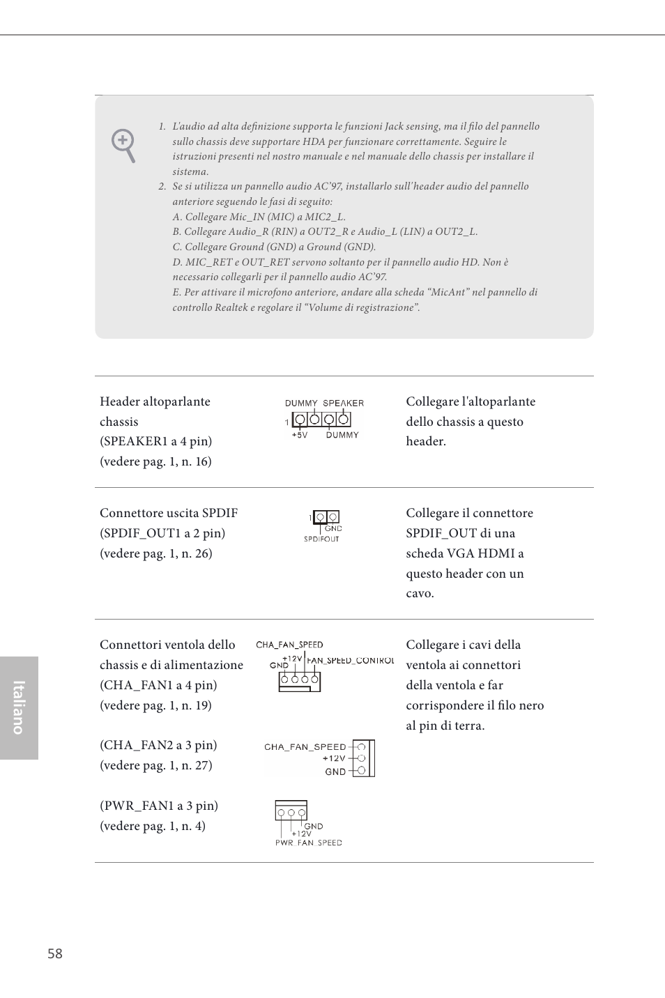 Italiano | ASRock H87M User Manual | Page 60 / 163