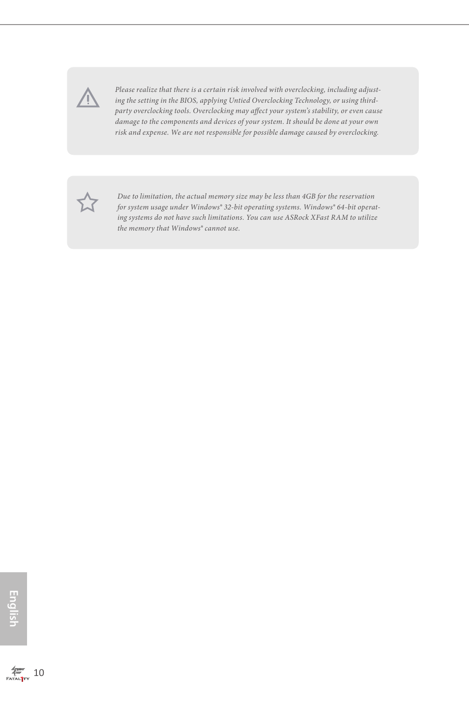 English | ASRock Fatal1ty Z87 Professional User Manual | Page 14 / 206